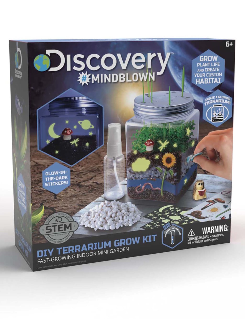 DIY Terrarium Grow Kit (6+ Yrs) Discovery Mindblown M&S
