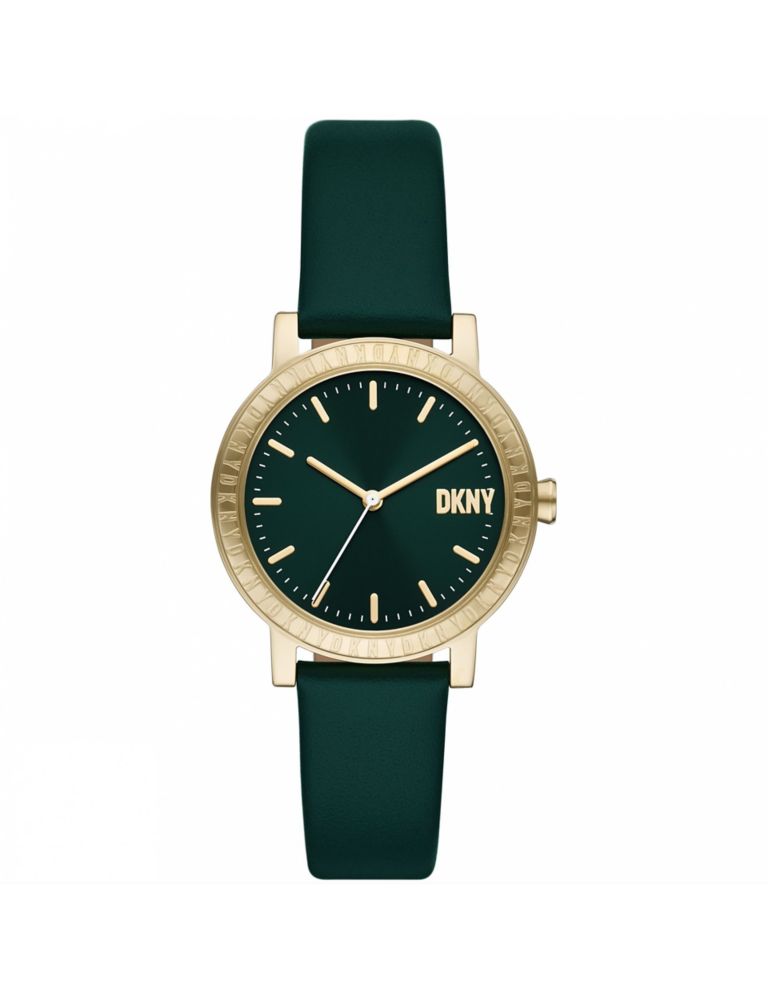 DKNY 7th Avenue Leather Watch 1 of 3