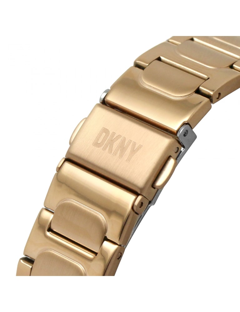 DKNY 7th Avenue Rose Gold Stainless Steel Watch | DKNY | M&S