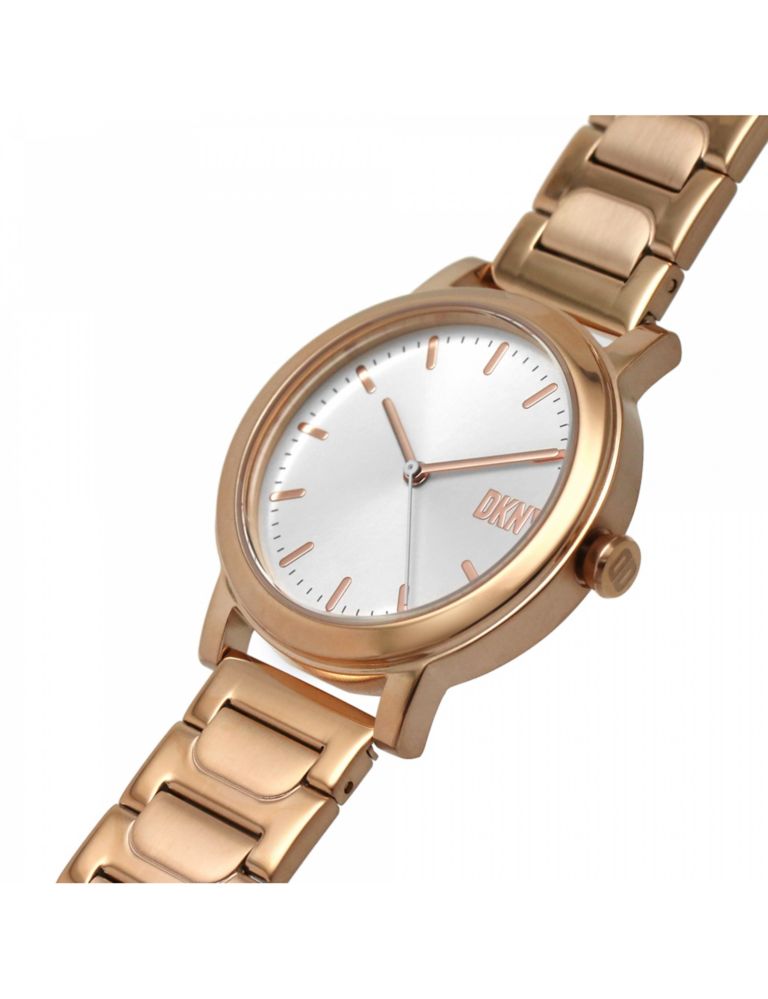 DKNY 7th Avenue Rose Gold Stainless Steel Watch 5 of 6