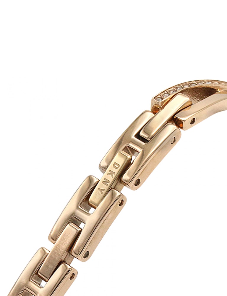 DKNY Crosswalk Crystal Crossover Bracelet Watch