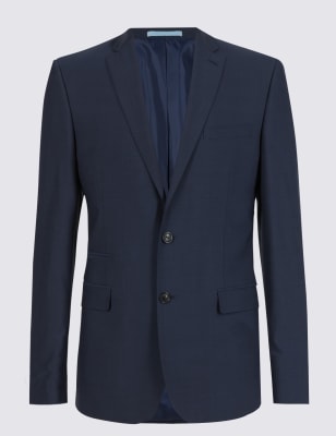 Big & Tall Indigo Tailored Fit 3 Piece Suit | M&S Collection | M&S