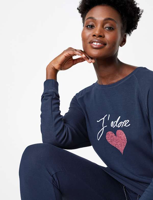 Flexifit™ J'adore Slogan Lounge Set