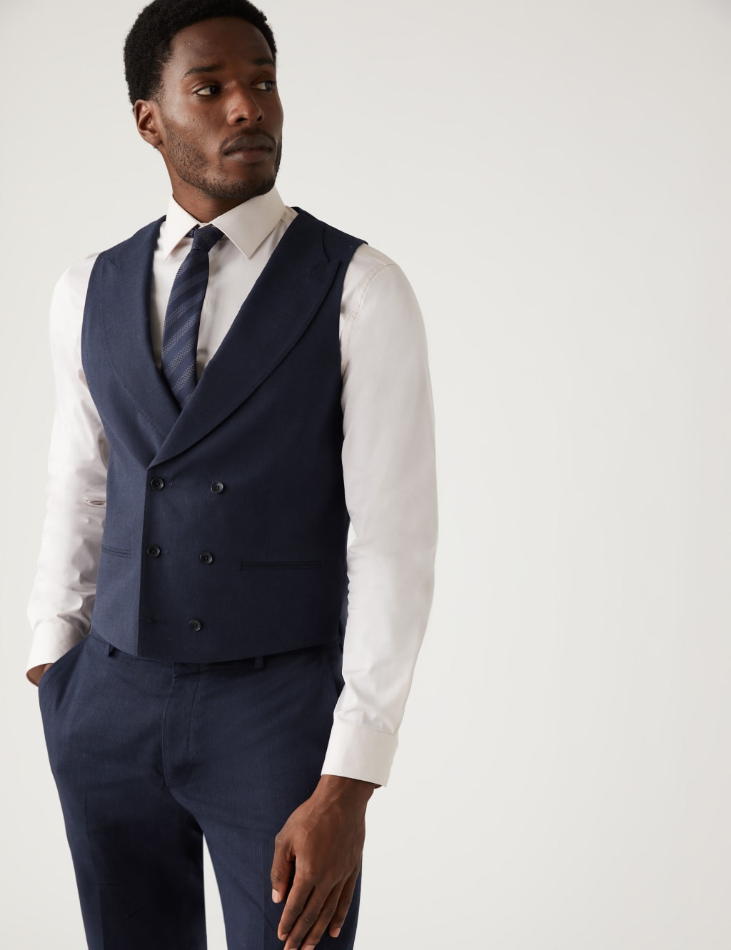 Tailored Fit Italian Linen Miracle™ Suit image 2