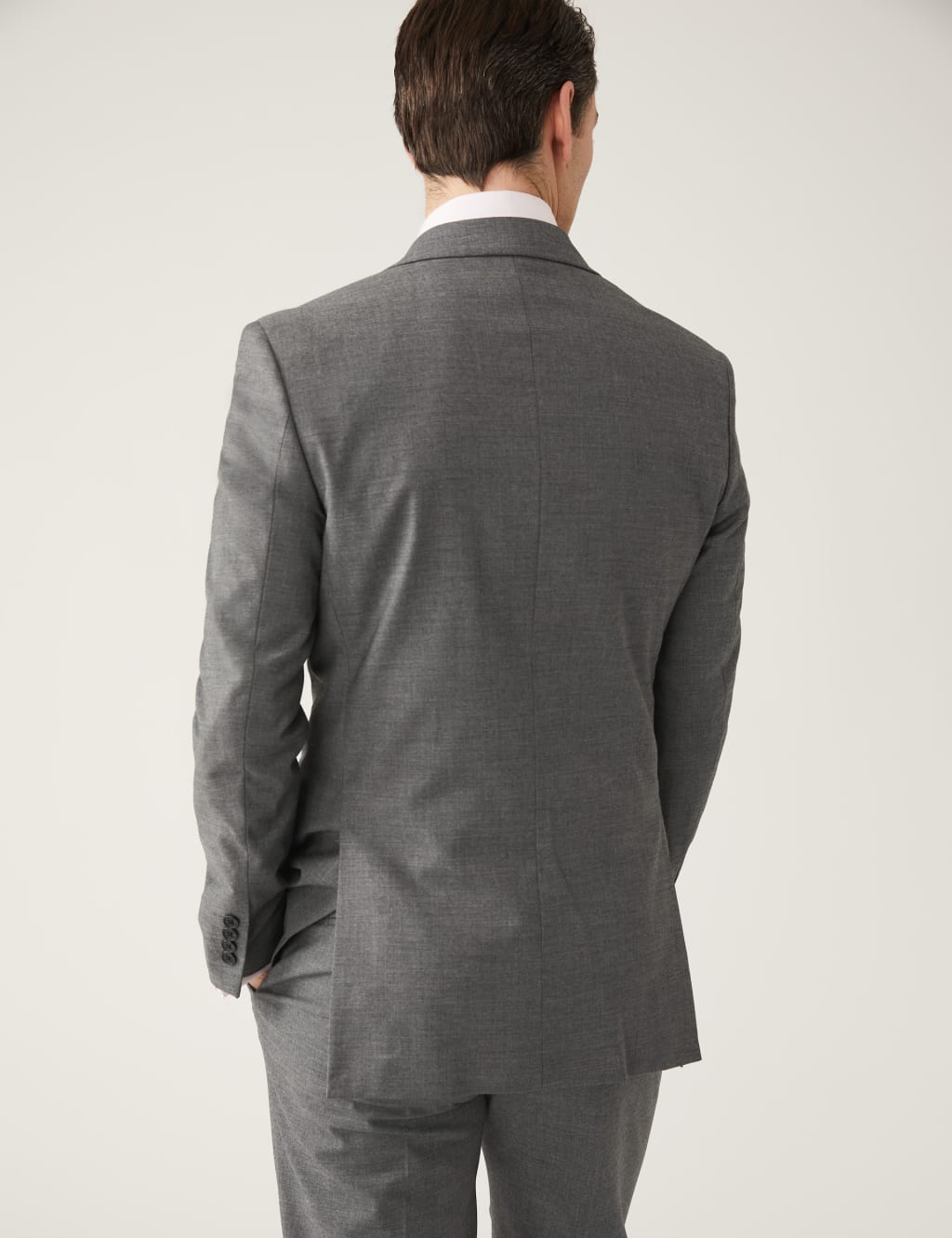 Slim Fit Sharkskin Suit image 3