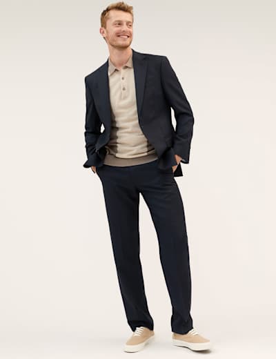 Regular Fit Pure Wool Suit