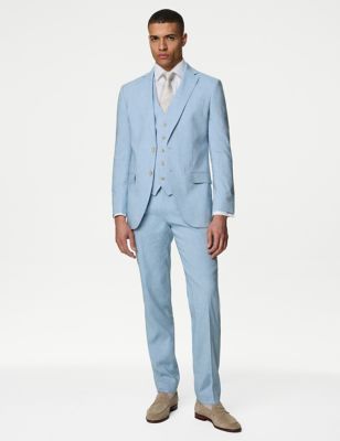 Tailored Fit Italian Linen Miracle™ Suit - CN
