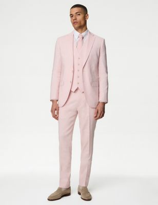 Tailored Fit Italian Linen Miracle™ Suit - CH