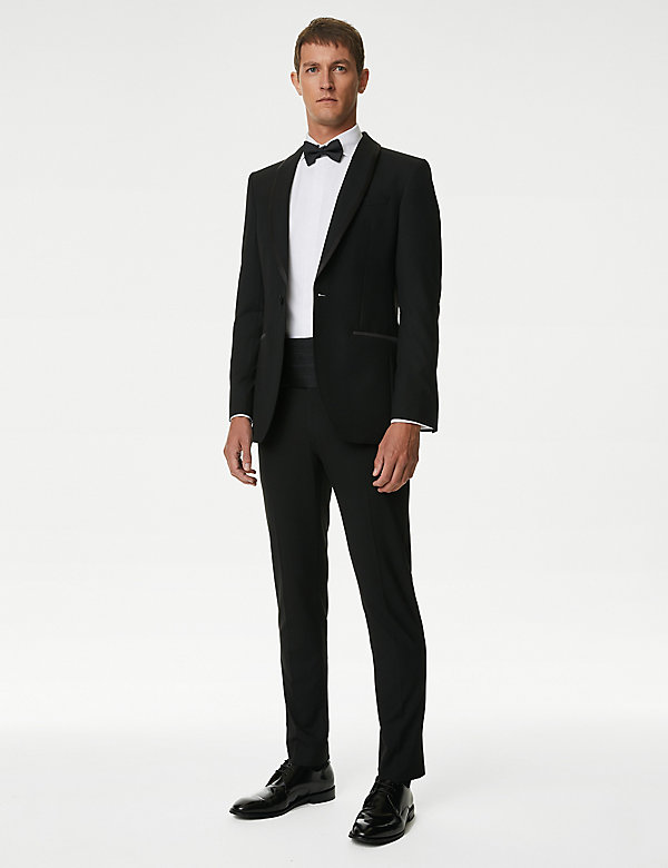 Slim Fit Stretch Tuxedo Suit - LT