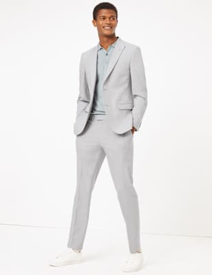 Costume coupe tr&egrave;s ajust&eacute;e, couleur pastel