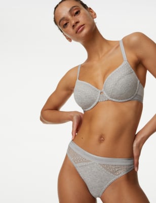 Cotton with Cool Comfort™ Wired T-Shirt Bra Set