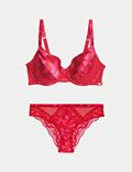 Peony Silk & Lace Wired Full Cup Bra Set A-E