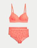 Cleo Lace Non Wired Plunge Bra Set