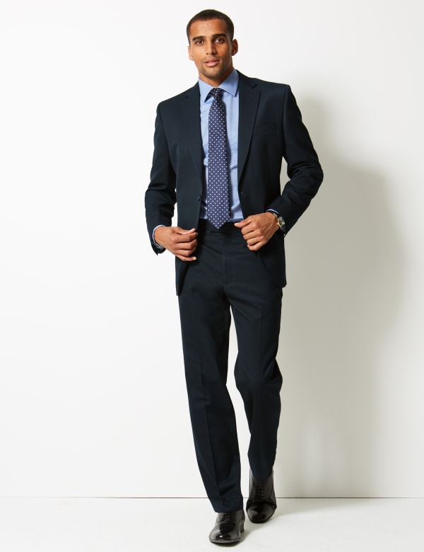 Navy Regular Fit Suit