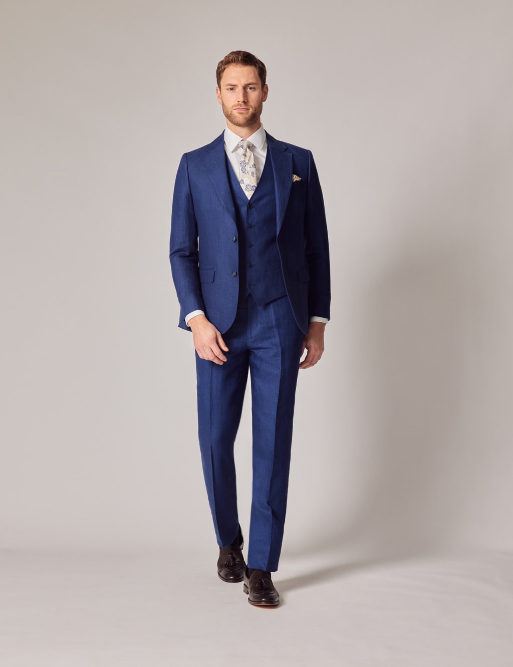 Tailored Fit Pure Linen Suit image 1