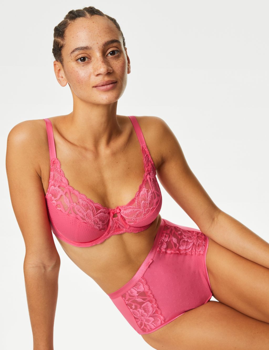 Wildblooms Wired Full Cup Bra Set A-E image 1