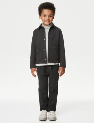 Boys Shacket & Trouser Outfit