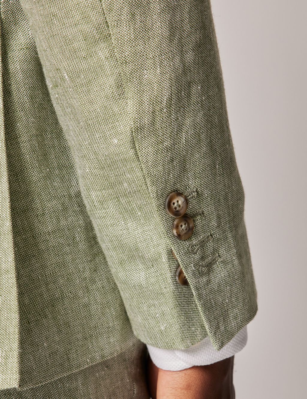 Tailored Fit Pure Linen Suit image 7