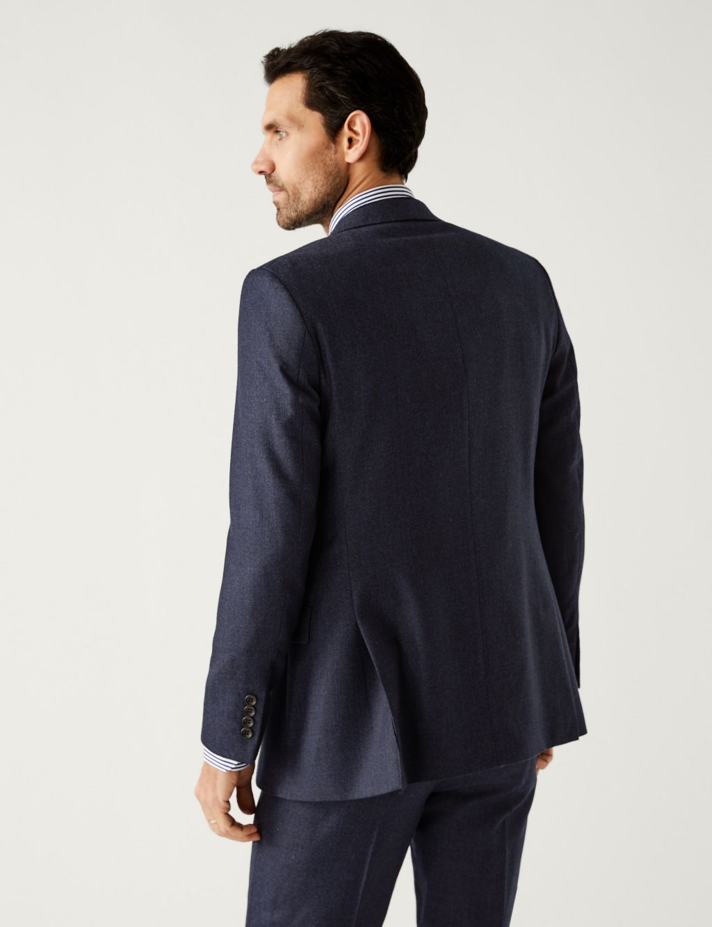 Tailored Fit Pure Wool Suit image 3