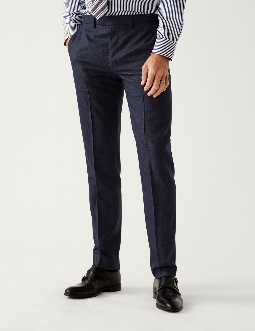 Tailored Fit Pure Wool Suit image 4