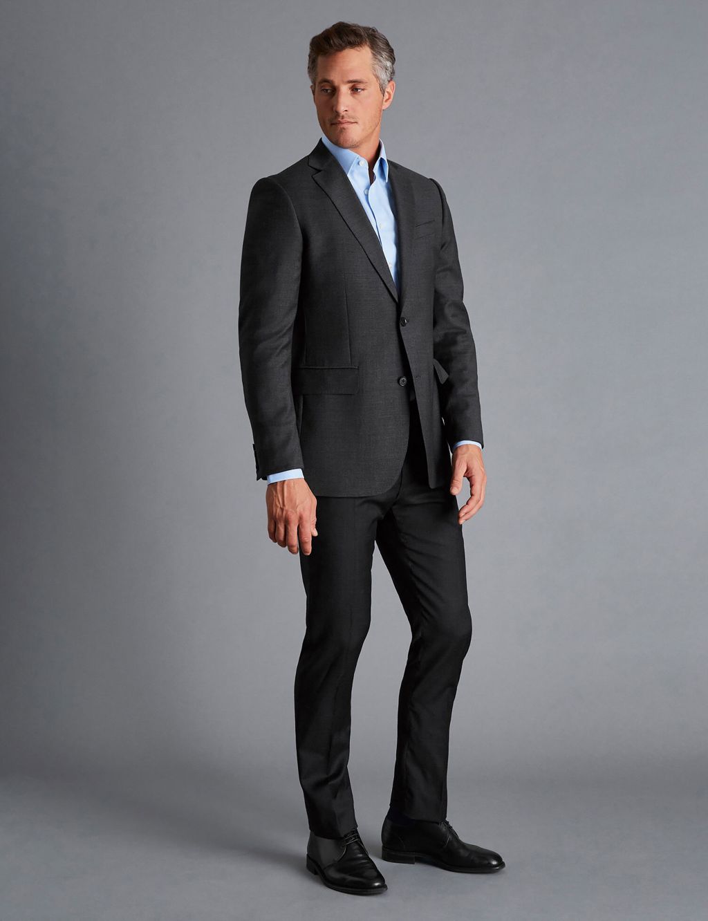 Slim Fit Pure Wool Twill Suit image 1