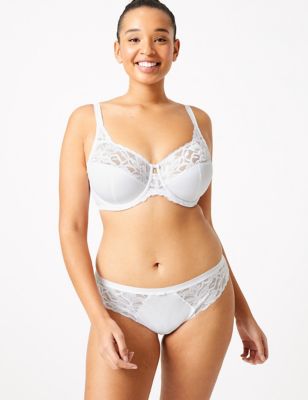 Wild Blooms Non Padded Full Cup Bra Set - NL