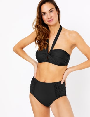 padded halterneck bikini