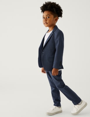 Boys 2025 checked suit