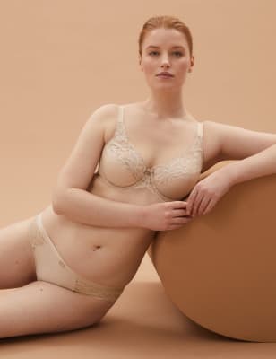 Wild Blooms Non-Padded Full Cup Bra A-E, M&S Collection