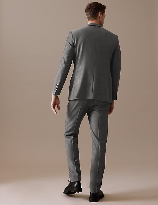 Tailored Fit Pure Wool Twill Suit - DK