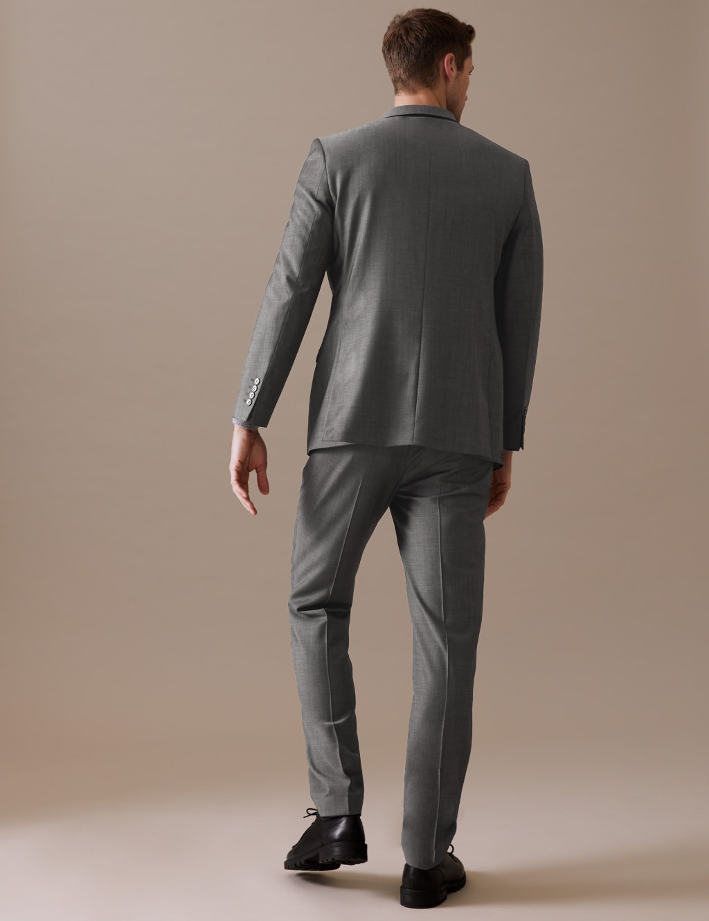 Tailored Fit Pure Wool Twill Suit image 4