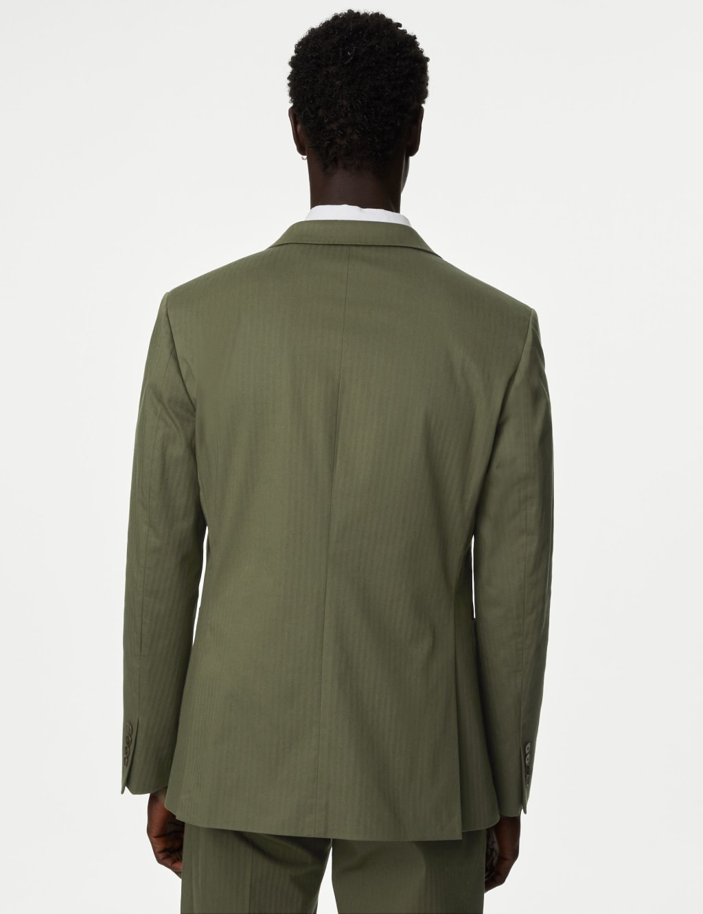 The Thorpe Cotton Rich Herringbone Suit image 3