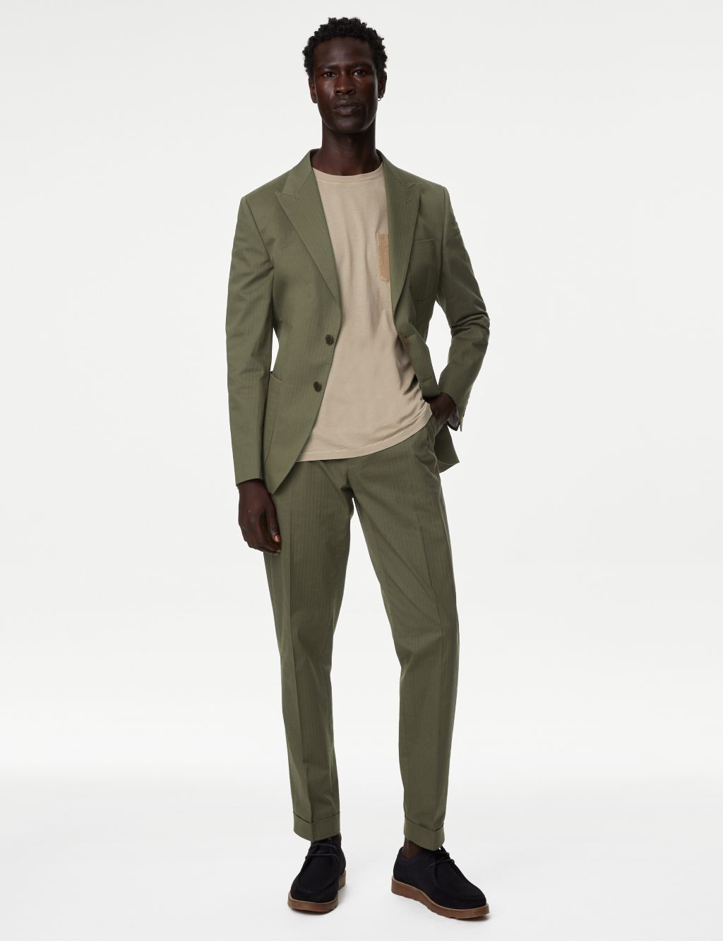 The Thorpe Cotton Rich Herringbone Suit image 6