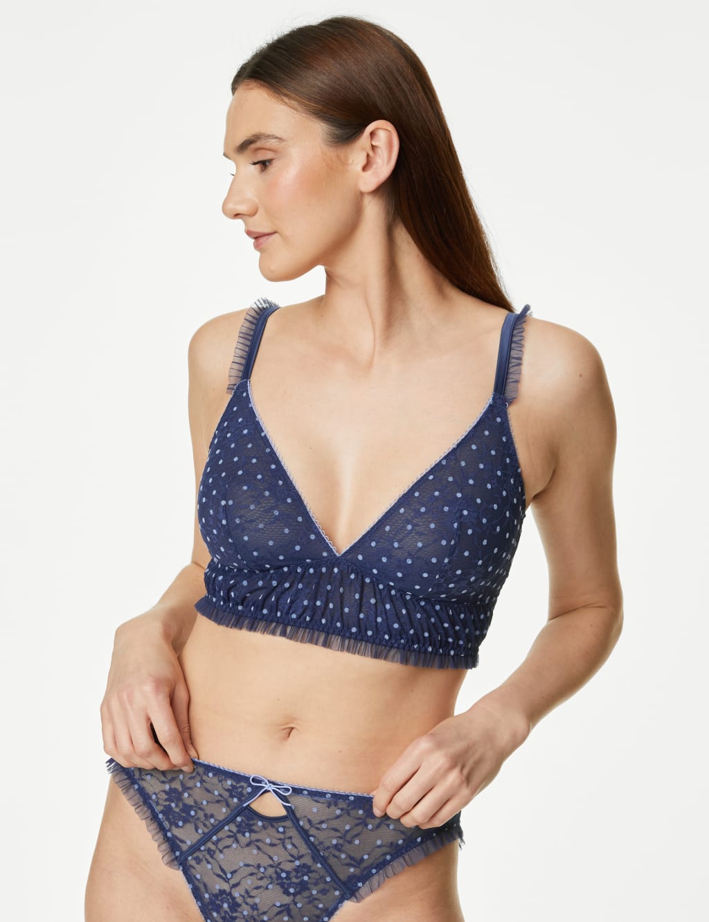 Anna Lace Non Wired Bralette Set image 3