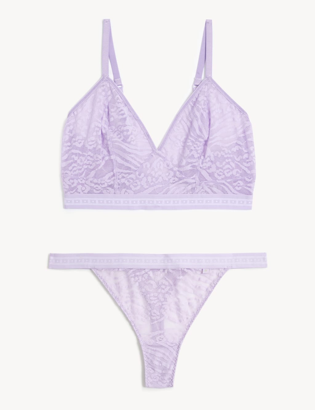 Gisella Mesh Non Wired Bralette Set image 2