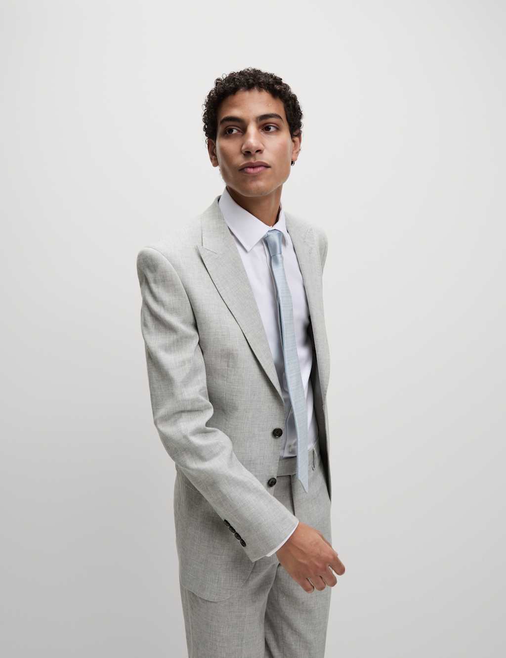 Tailored Fit Italian Linen Miracle™ Suit image 2