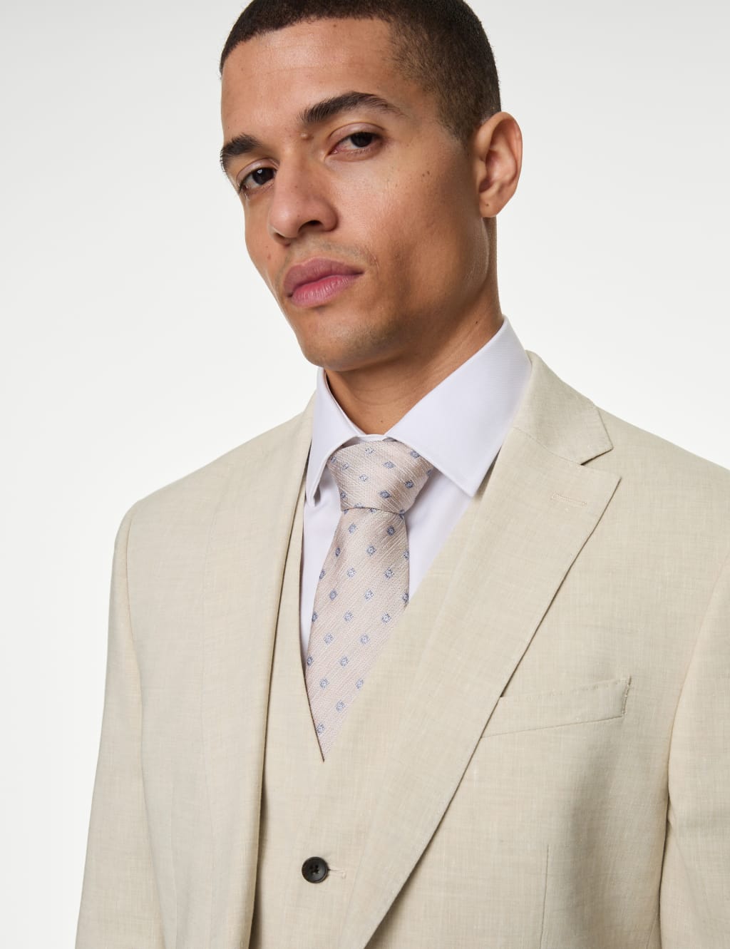 Tailored Fit Italian Linen Miracle™ Suit image 6