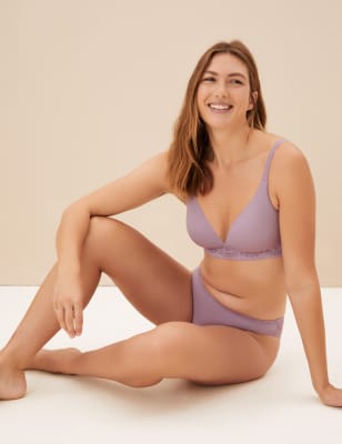 Body Soft™ Non Wired Plunge Bra Set AE M&S SG
