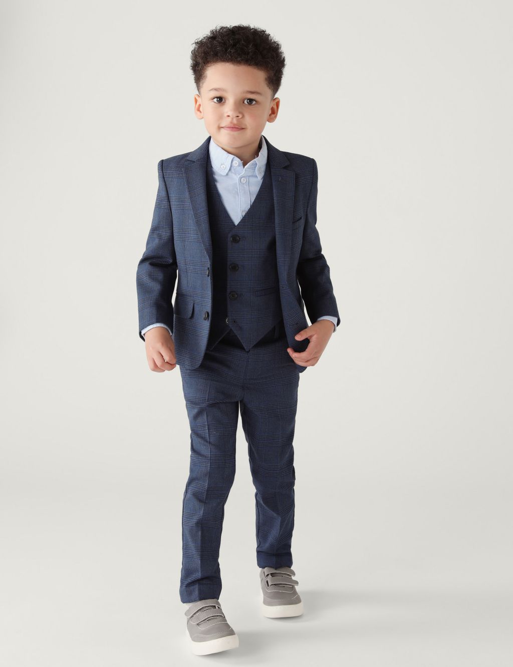 Checked Suit Outfit (2-8 Yrs) image 1