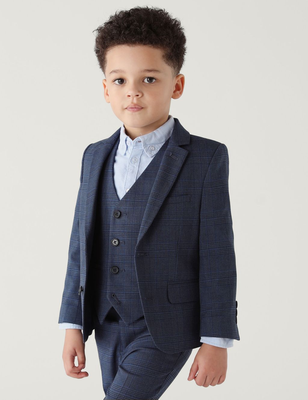Checked Suit Outfit (2-8 Yrs) image 4