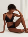 Kalina Embroidery Non Wired Plunge Bra Set A-E