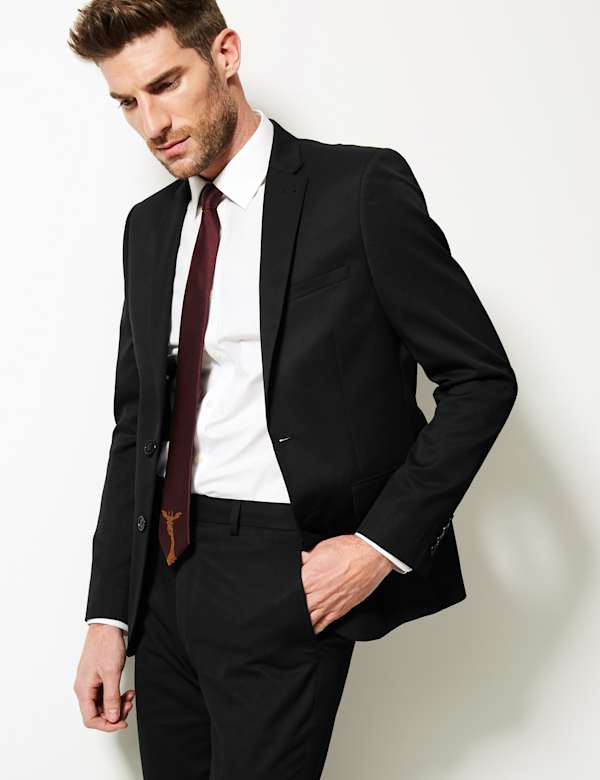 Black Slim Fit Suit