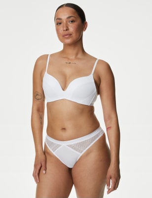 Cotton with Cool Comfort™ Non-Wired Push Up Bra