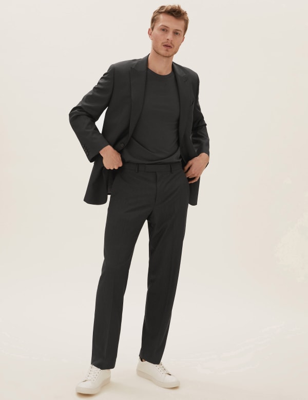 Regular Fit Suit with Stretch
