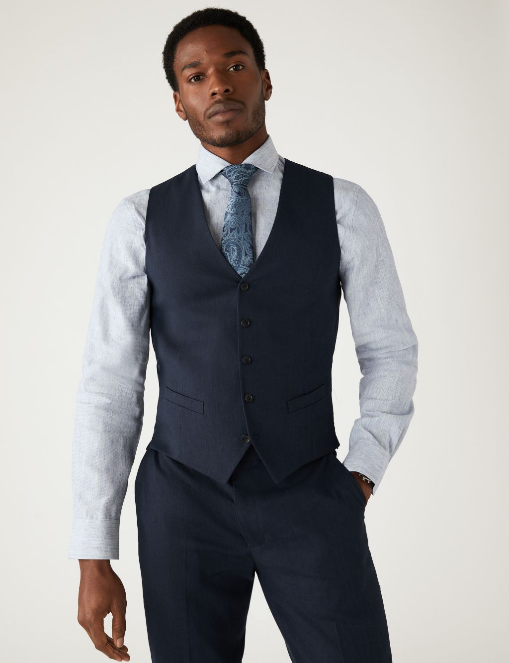 Slim Fit Italian Linen Miracle™ Suit image 2