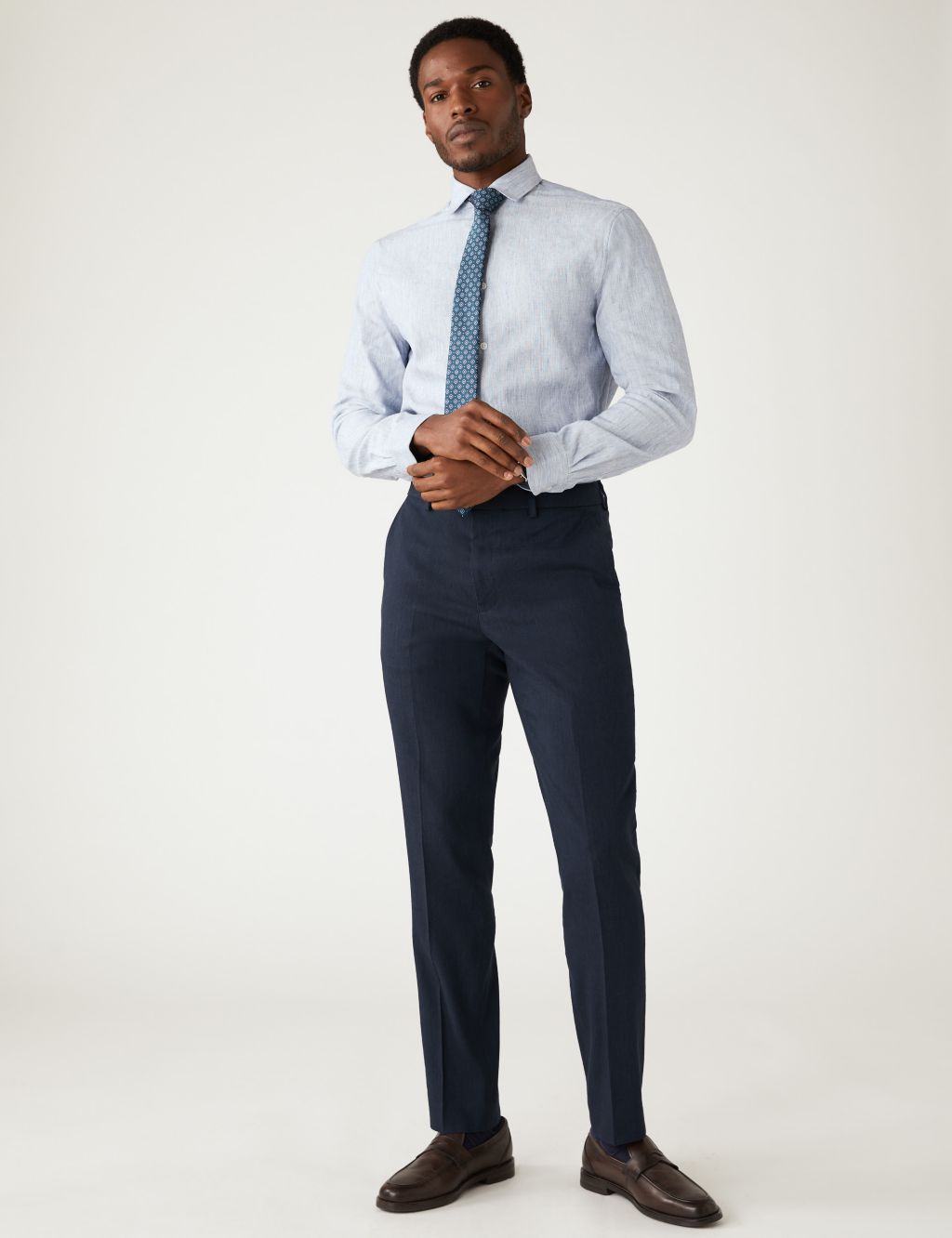 Slim Fit Italian Linen Miracle™ Suit image 5
