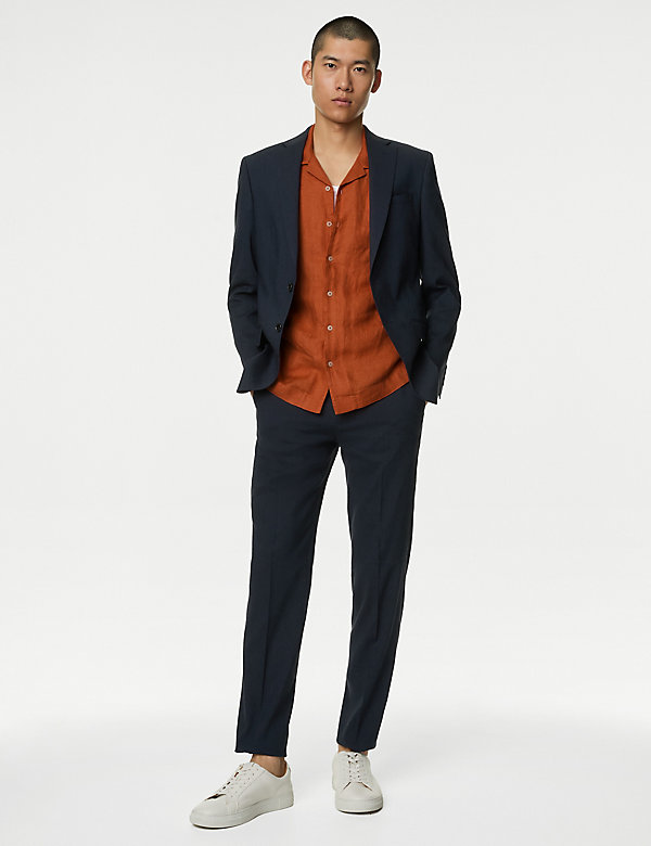 Tailored Fit Italian Linen Miracle™ Suit - LT