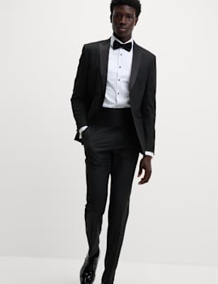 Skinny Fit Stretch Tuxedo Suit