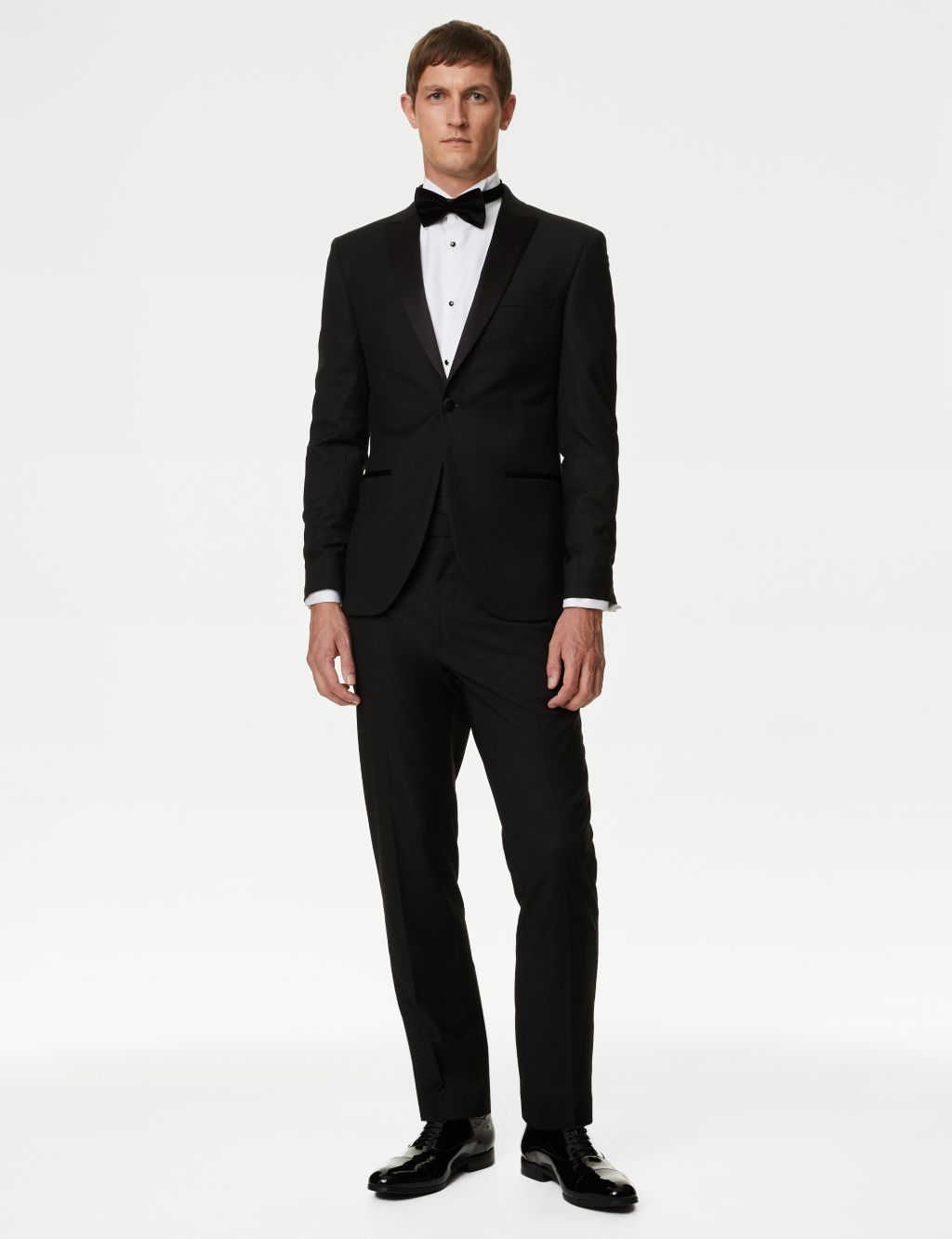 Skinny Fit Stretch Tuxedo Suit image 1