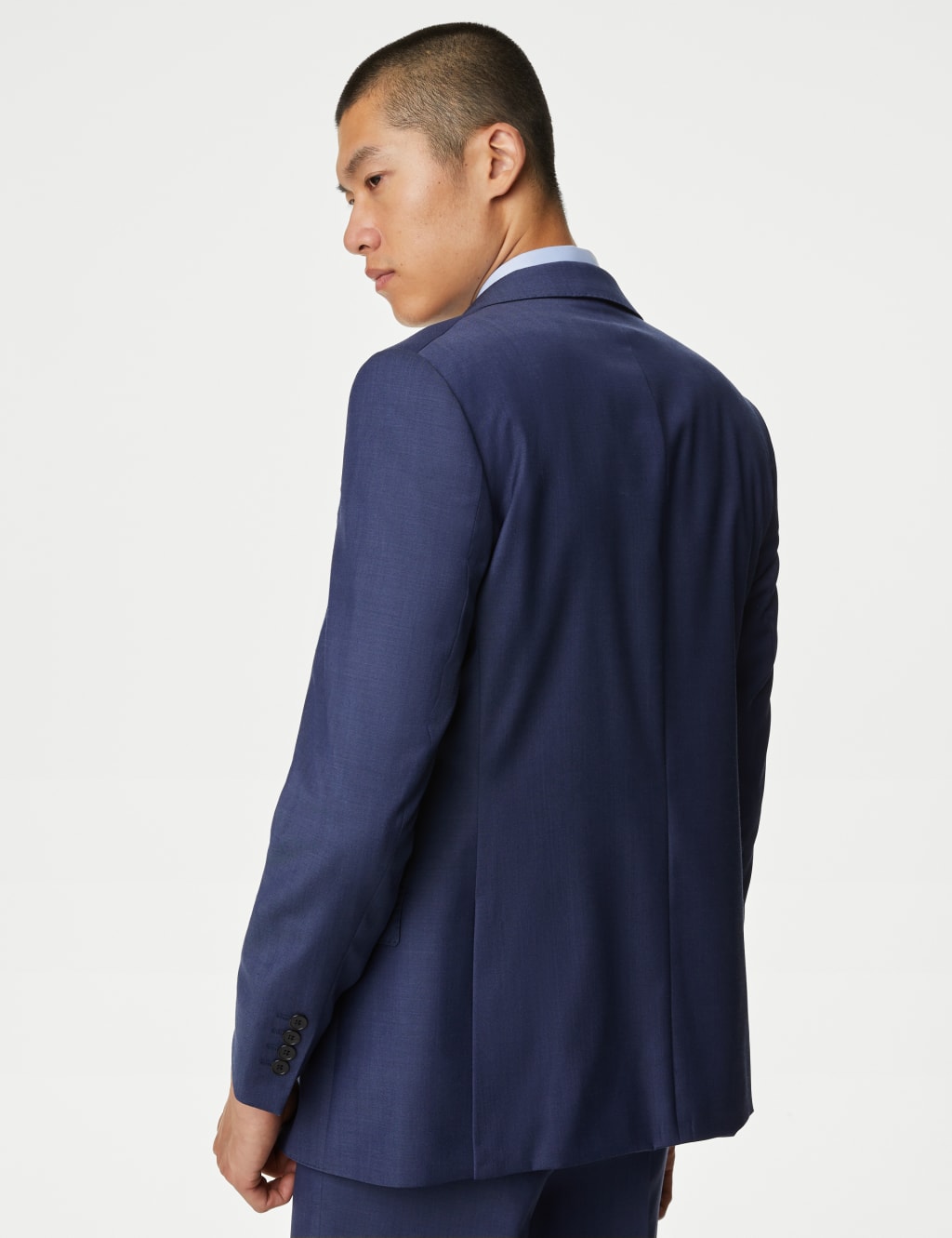 Tailored Fit Pure Wool Twill Suit image 3